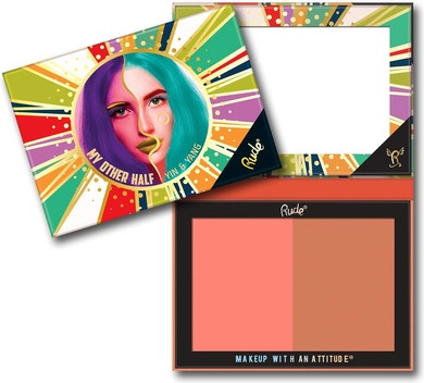 Палетка для лица Rude My Other Half Duo Shade