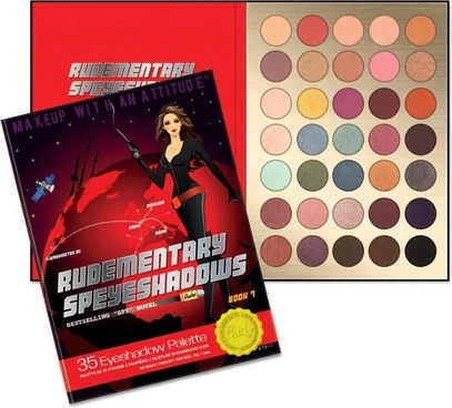Палетка теней Rude Book 7 Rudementary Spyeshadows
