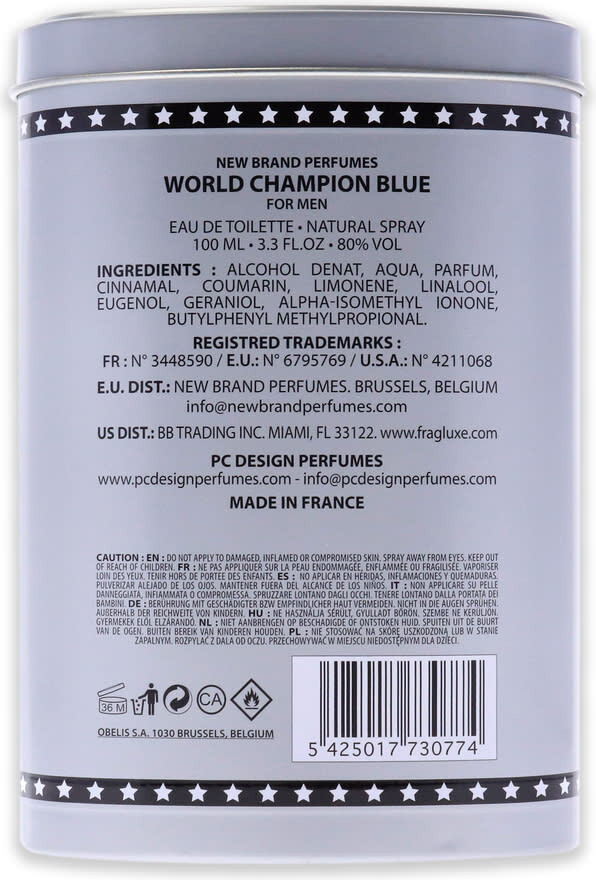 Туалетная вода New Brand World Champion Blue