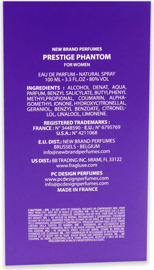 Eau de Parfum New Brand Phantom