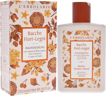 Гель для душа L'Erbolario Berries Flowers Woods