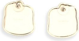 Серьги из золотой латуни