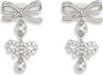 Серьги из серебряной латуни