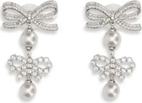 Серьги из серебряной латуни