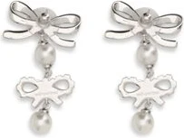 Серьги из серебряной латуни