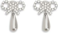 Серьги из серебряной латуни