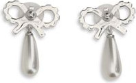 Серьги из серебряной латуни