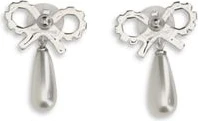 Серьги из серебряной латуни