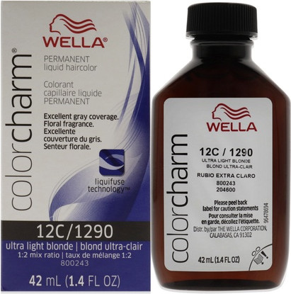 Стойкая жидкая краска для волос Wella Ультра-светлый блонд