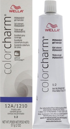 Стойкий гель-краска для волос Wella 12a 1210 Морозный пепел