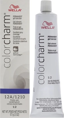 Стойкий гель-краска для волос Wella 12a 1210 Морозный пепел