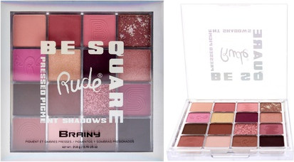 Прессованные пигменты и тени Rude Cosmetics Be Square
