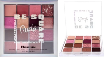 Прессованные пигменты и тени Rude Cosmetics Be Square