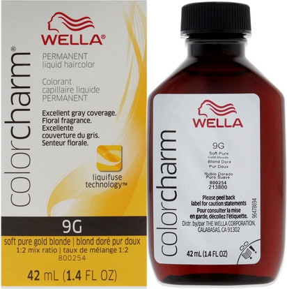 Стойкая жидкая краска для волос Wella Soft Pure Gold Blonde