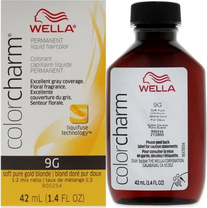 Стойкая жидкая краска для волос Wella Soft Pure Gold Blonde