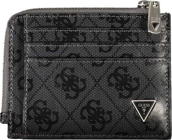 Guess Shoes Черный кожаный картхолдер