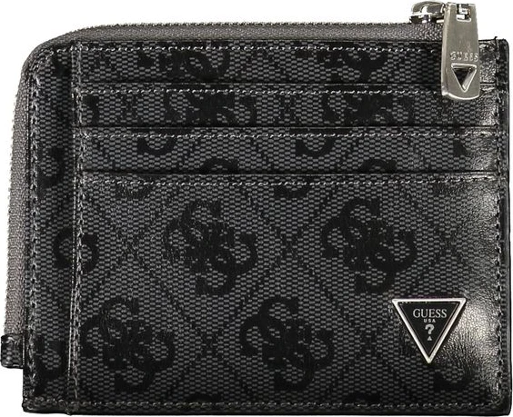 Guess Shoes Черный кожаный картхолдер