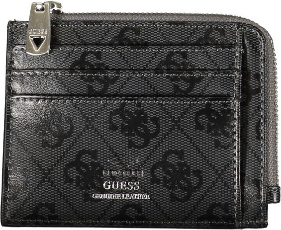 Guess Shoes Черный кожаный картхолдер