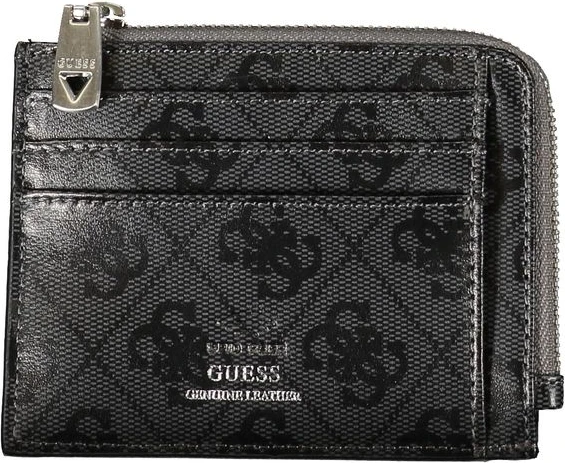Guess Shoes Черный кожаный картхолдер