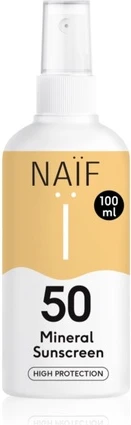 Минеральный солнцезащитный крем Naif