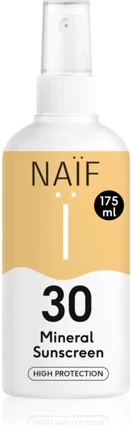 Минеральный солнцезащитный крем Naif SPF 30