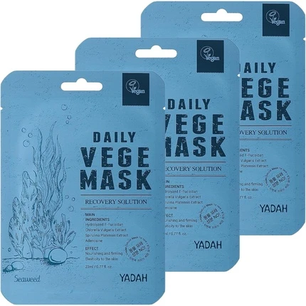 Тканевая маска Yadah Daily Vege Mask Seaweed Recovery Solution