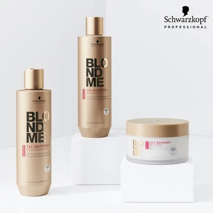 Шампунь Schwarzkopf Blondme Keratin Restore Rich Shampoo