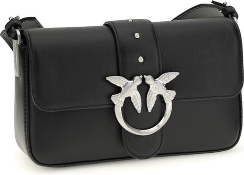 Сумка на плечо из кожи теленка Bos Taurus черная