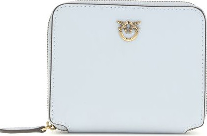 Кошелек Pinko Light Blue Calf Leather Bos Taurus Wallet