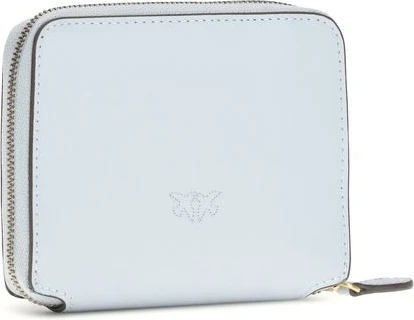 Кошелек Pinko Light Blue Calf Leather Bos Taurus Wallet