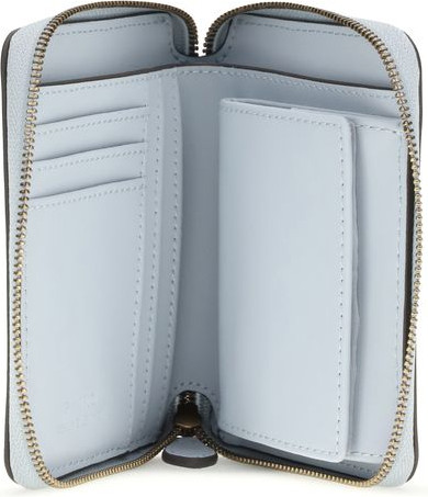 Кошелек Pinko Light Blue Calf Leather Bos Taurus Wallet