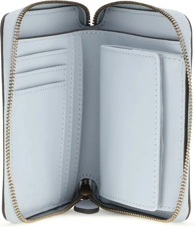 Кошелек Pinko Light Blue Calf Leather Bos Taurus Wallet