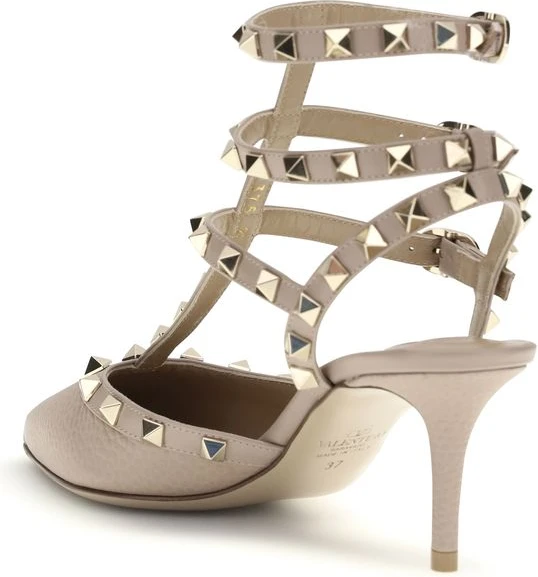 Pumps Valentino Garavani Gray Calf Leather Bos Taurus Pumps