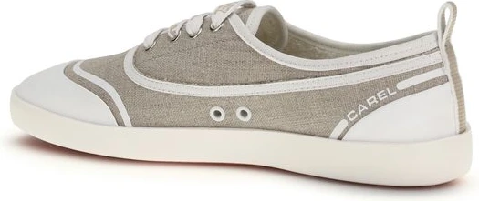 Кеды Бежевые Хлопковые с Низким Голеностопом Carel Paris