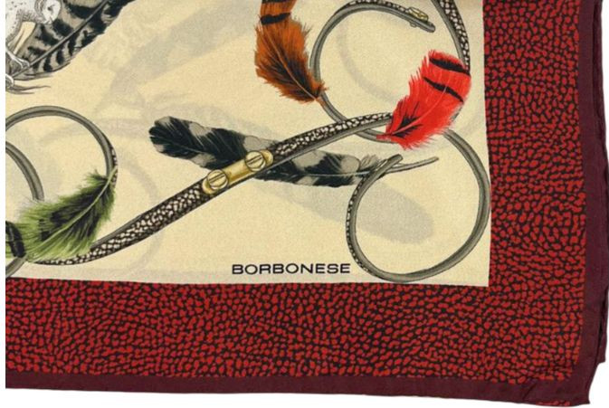 Шарф Borbonese из шелка