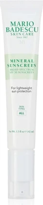 Минеральный солнцезащитный крем SPF30 Mario Badescu