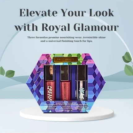Блеск для губ Fenty Beauty Glossy Posse Volume 6.0 Trio полноразмерных блесков