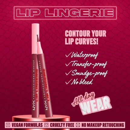 Жидкая помада NYX Lip Lingerie Seamless All Day Stain