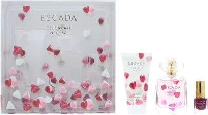 Парфюмерная вода Escada Celebrate N.O.W. Лосьон для тела и набор лака для ногтей