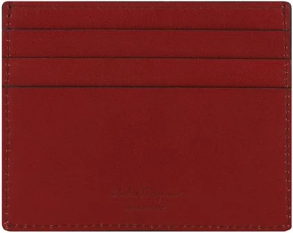 Черный кожаный бумажник Bos Taurus от Ferragamo