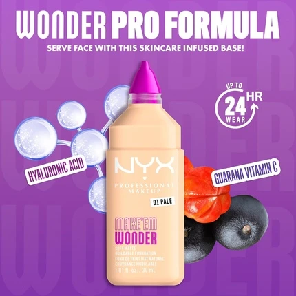 Тональная основа Make 'Em Wonder NYX