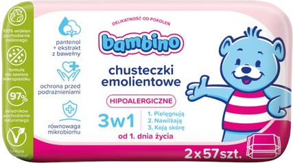 Bambino Moisturizing Wipes