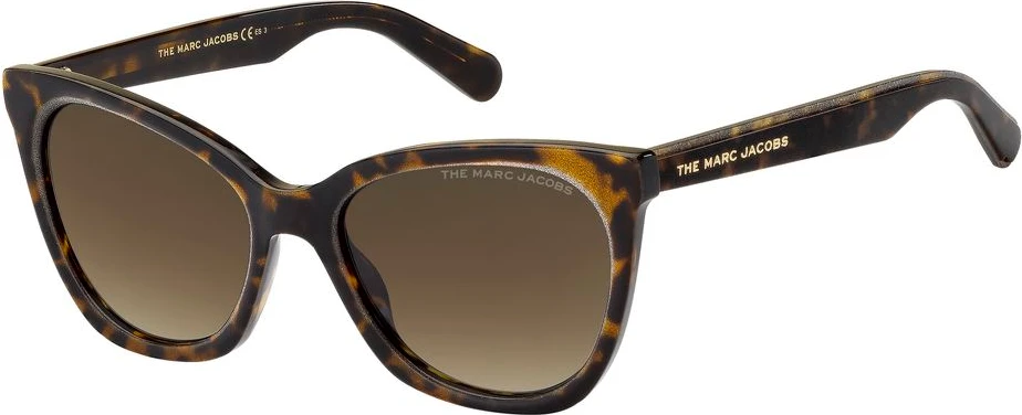 Солнцезащитные очки The Marc Jacobs из коричневого ацетата