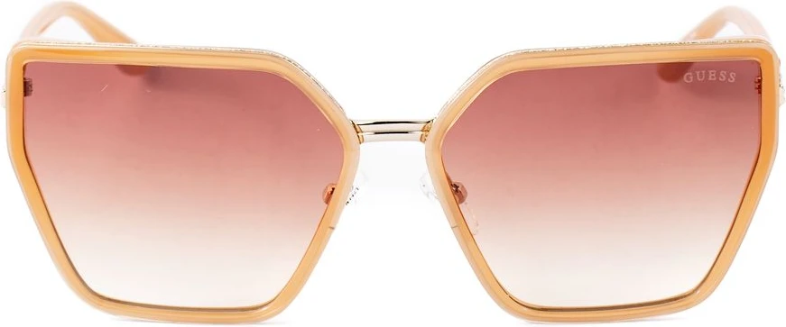 Солнцезащитные очки GUESS бежевые из смолы