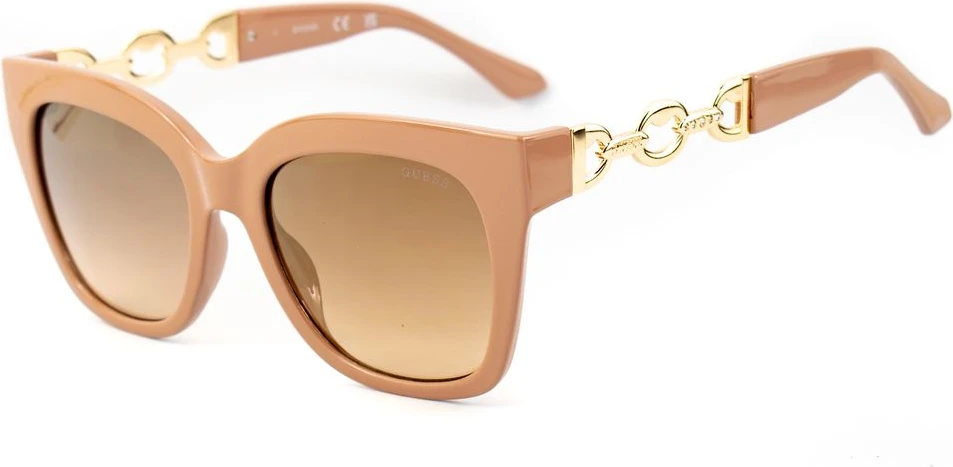 Бежевые солнцезащитные очки GUESS из смолы