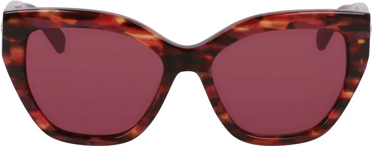Коричневые солнцезащитные очки Longchamp из ацетата