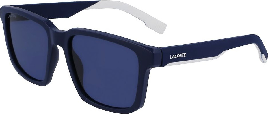 Синие солнцезащитные очки Lacoste с инжекционной посадкой