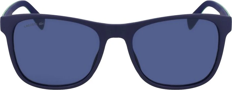 Синие солнцезащитные очки Lacoste с инжекционным покрытием