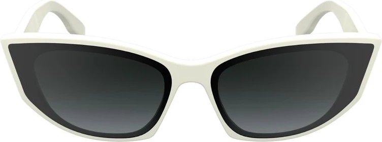 Белые ацетатные солнцезащитные очки Karl Lagerfeld