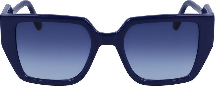 Синие инжектированные солнцезащитные очки Karl Lagerfeld